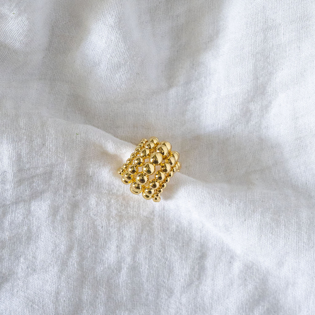 Bubble Ear Cuffs Gold