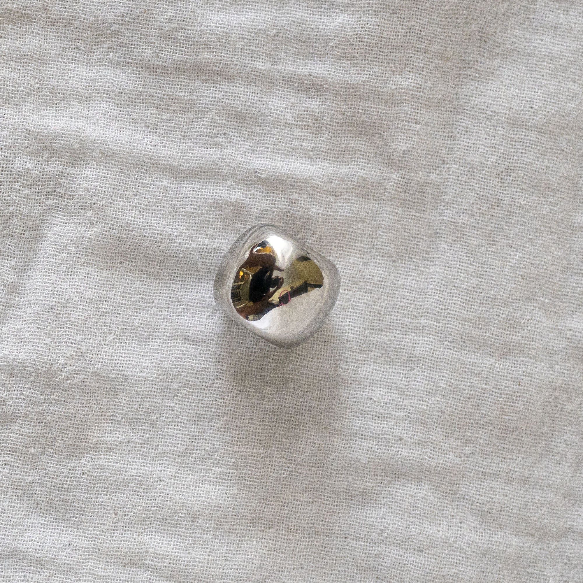 Thick Dome Earcuff Silver