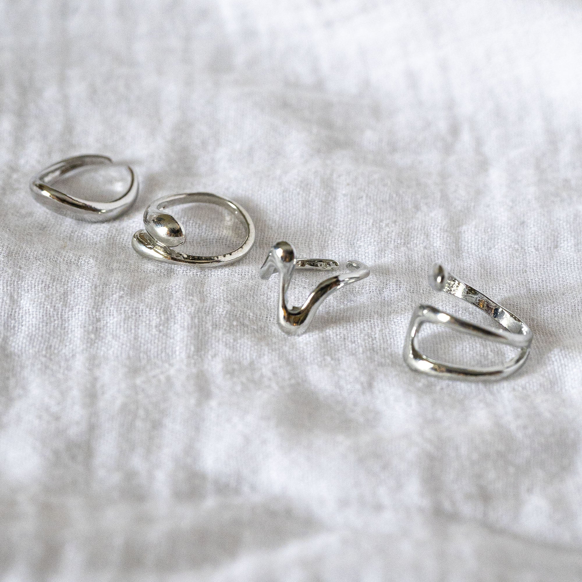 Stacking Rings Silver