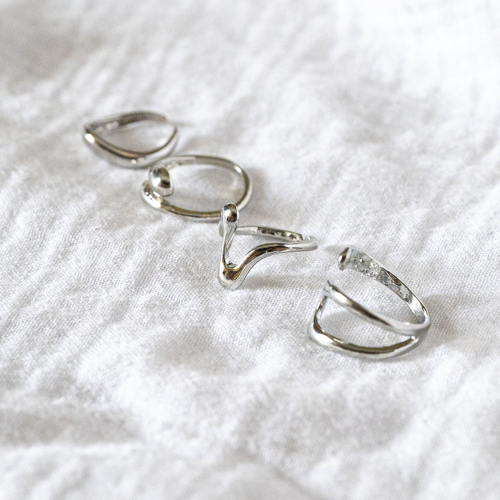 Stacking Rings Silver