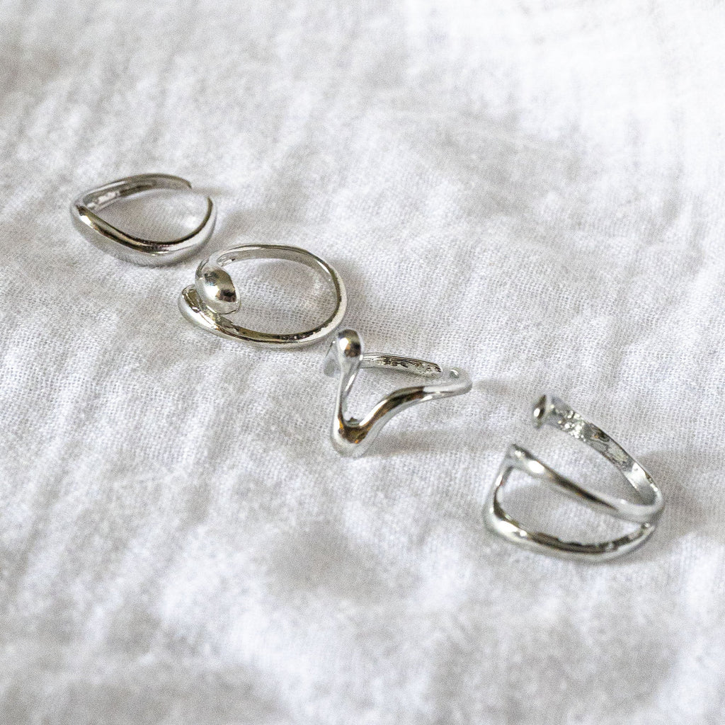 Stacking Rings Silver
