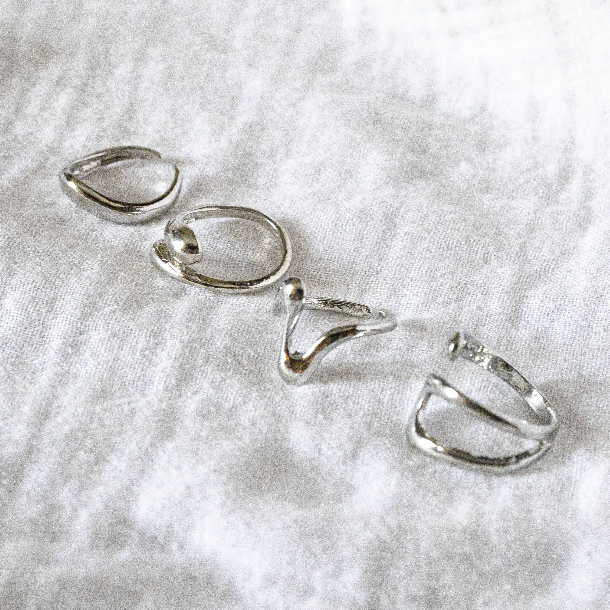 Stacking Rings Silver