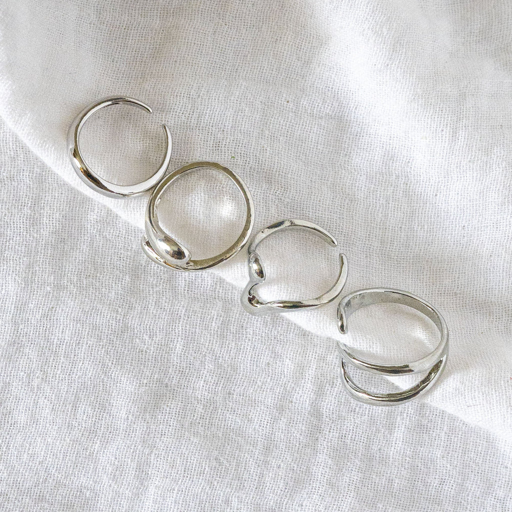 Stacking Rings Silver