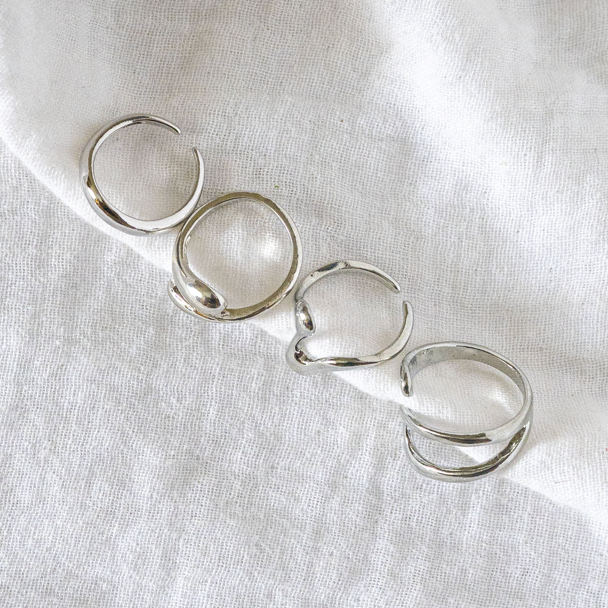 Stacking Rings Silver