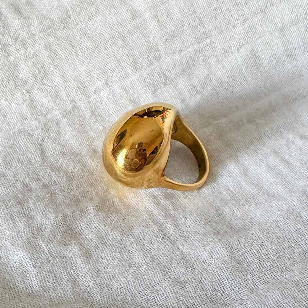 Chunky Thick Rings Gold SIZE 7