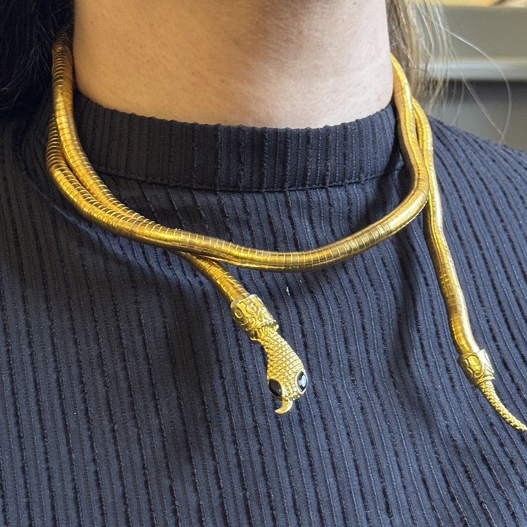 Snake Neck Piece Gold